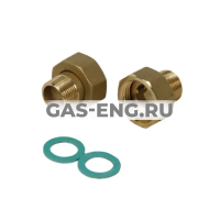 Комплект резьбовых фитингов для VRG 2/3, Danfoss купить в интернет-магазине промышленного оборудования в Санкт-Петербурге Комплект резьбовых фитингов для VRG 2/3, Danfoss купить в интернет-магазине промышленного оборудования в Санкт-Петербурге