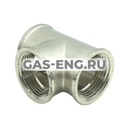 Тройник ВР никелированный купить в интернет-магазине промышленного оборудования в Санкт-Петербурге