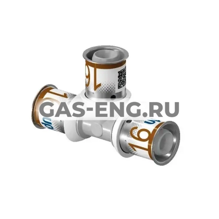 Тройник-пресс S-Press Plus PPSU равнопроходной, серый, Uponor MLC купить в интернет-магазине промышленного оборудования в Санкт-Петербурге