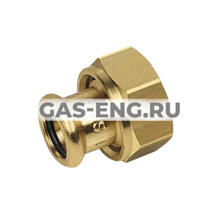 Разъемное соединение с плоским уплотнением пресс-НГ бронза Purapress, тип 8359G, Sanha купить в интернет-магазине промышленного оборудования в Санкт-Петербурге