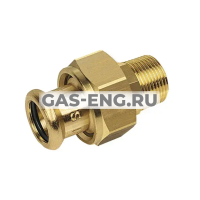 Разъемное соединение с плоским уплотнением пресс-НР бронза Purapress, тип 8333G, Sanha купить в интернет-магазине промышленного оборудования в Санкт-Петербурге