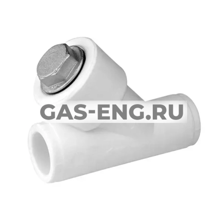 Фильтр сетчатый PPR, внутр./внутр., БЕЛЫЙ, Pro Aqua купить в интернет-магазине промышленного оборудования в Санкт-Петербурге