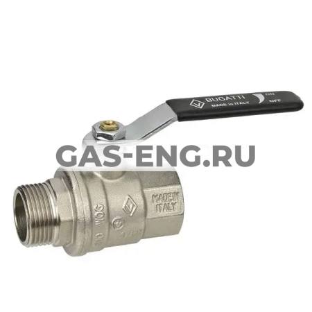 Шаровой латунный кран НР-ВР полнопроходной, плоская ручка-рычаг, Ду 8-50 Ру 25-64, Bugatti серии 306 Oregon купить в интернет-магазине промышленного оборудования в Санкт-Петербурге Шаровой латунный кран НР-ВР полнопроходной, плоская ручка-рычаг, Ду 8-50 Ру 25-64, Bugatti серии 306 Oregon купить в интернет-магазине промышленного оборудования в Санкт-Петербурге