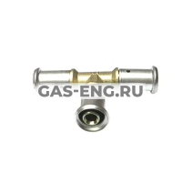 Тройник-пресс редукционный (сужение в центре), латунь, Henco купить в интернет-магазине промышленного оборудования в Санкт-Петербурге