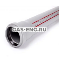 Труба с раструбом системы HT (ПП), БЕЛЫЙ, Ostendorf купить в интернет-магазине промышленного оборудования в Санкт-Петербурге