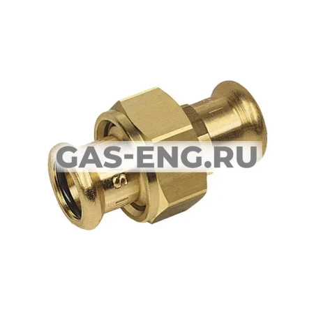 Разъемное соединение-пресс с плоским уплотнением бронза Purapress, тип 8330, Sanha купить в интернет-магазине промышленного оборудования в Санкт-Петербурге