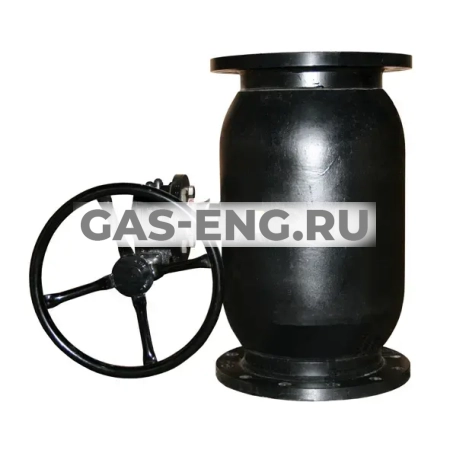 Шаровой стальной кран фланец/фланец, с редуктором, Ду 125-500, Ру 16-25, Broen Ballomax купить в интернет-магазине промышленного оборудования в Санкт-Петербурге