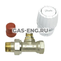 Комплект терморегулятора RA-N/RA 2994/RTR-N/RTR 7090, прямой, Danfoss купить в интернет-магазине промышленного оборудования в Санкт-Петербурге