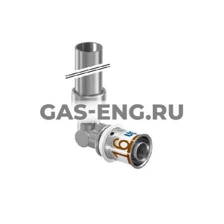 Угольник-пресс S-Press Plus для радиаторного соединения с трубкой, Uponor купить в интернет-магазине промышленного оборудования в Санкт-Петербурге