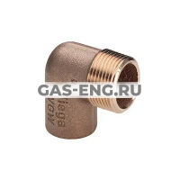 Угольник переходной 90° бронзовый пайка-наружняя резьба, модель 94092G, Viega купить в интернет-магазине промышленного оборудования в Санкт-Петербурге