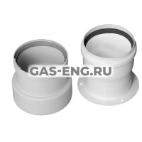 Переходной комплект на раздельные трубы полипропиленовый, DN 80 мм для конденсационных котлов, Baxi купить в интернет-магазине промышленного оборудования в Санкт-Петербурге