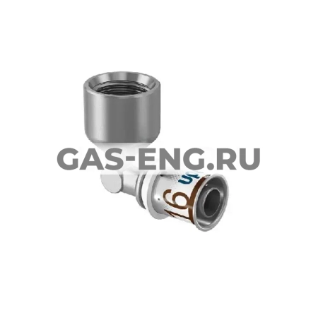 Угольник-пресс S-Press (Plus) 90° с внутренней резьбой латунный, Uponor MLC купить в интернет-магазине промышленного оборудования в Санкт-Петербурге