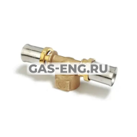 Тройник-пресс с внутренней резьбой, латунь, Giacomini RM154 купить в интернет-магазине промышленного оборудования в Санкт-Петербурге