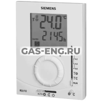 Электронный комнатный термостат RDJ10/RDJ100 с 24-ч таймером и дисплеем, Siemens купить в интернет-магазине промышленного оборудования в Санкт-Петербурге