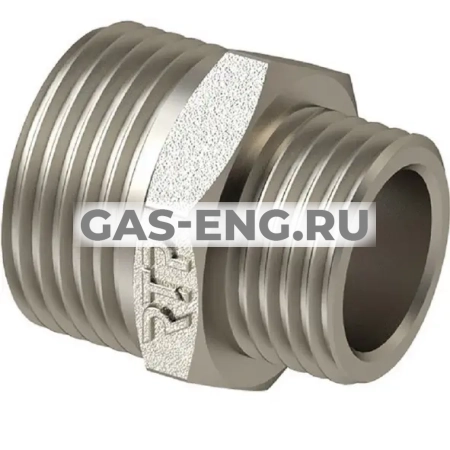 Ниппель редукционный НР никелированный, RTP (РосТурПласт) купить в интернет-магазине промышленного оборудования в Санкт-Петербурге