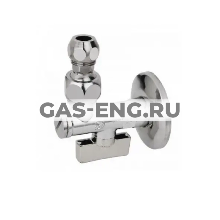 Шаровой латунный кран НР, ручка-бабочка, угловой, для смесителя и стиральной машины, Minnesota серии 875, Bugatti купить в интернет-магазине промышленного оборудования в Санкт-Петербурге