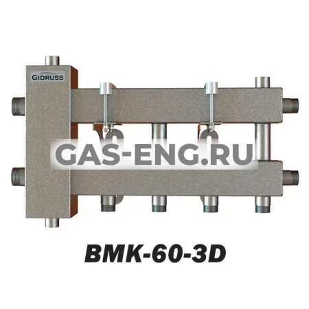 Коллектор с гидрострелкой  BMK компактного исполнения, Gidruss купить в интернет-магазине промышленного оборудования в Санкт-Петербурге