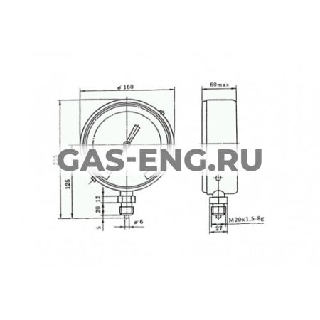 Манометры точных измерений МТИ 1232 купить в интернет-магазине промышленного оборудования в Санкт-Петербурге