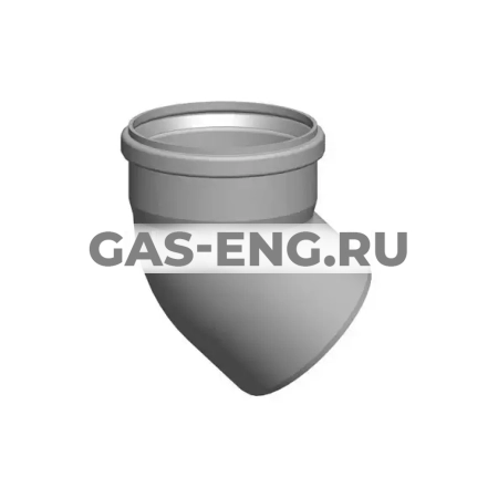 Отвод 45° для дымохода, Wolf купить в интернет-магазине промышленного оборудования в Санкт-Петербурге