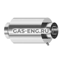 Шумоглушитель 15 дБ(А) дымохода для низкотемпературных котлов, Jeremias ASD-DW15 купить в интернет-магазине промышленного оборудования в Санкт-Петербурге