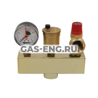 Группа безопасности котла KSG 30, стальная консоль, Watts купить в интернет-магазине промышленного оборудования в Санкт-Петербурге