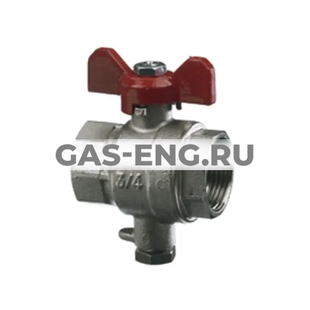 Шаровой кран для подключения второго датчика температуры, Danfoss купить в интернет-магазине промышленного оборудования в Санкт-Петербурге