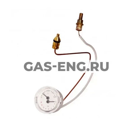 Манометр с капилляром 0-4 бар, Viessmann купить в интернет-магазине промышленного оборудования в Санкт-Петербурге