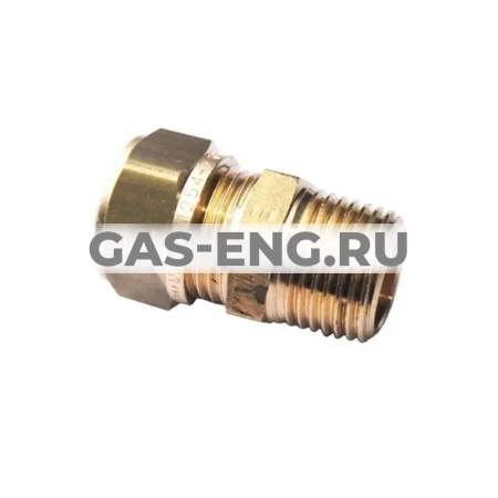 Муфта компрессионная латунная с наружной резьбой для медных труб, General Fittings купить в интернет-магазине промышленного оборудования в Санкт-Петербурге