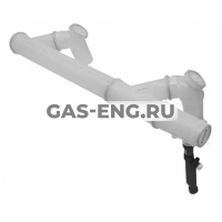 Дымоотводящий комплект полипропиленовый для 2-х котлов, Baxi купить в интернет-магазине промышленного оборудования в Санкт-Петербурге