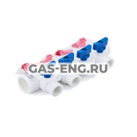 Коллектор с шаровым краном универсальный, RTP (РосТурПласт) купить в интернет-магазине промышленного оборудования в Санкт-Петербурге