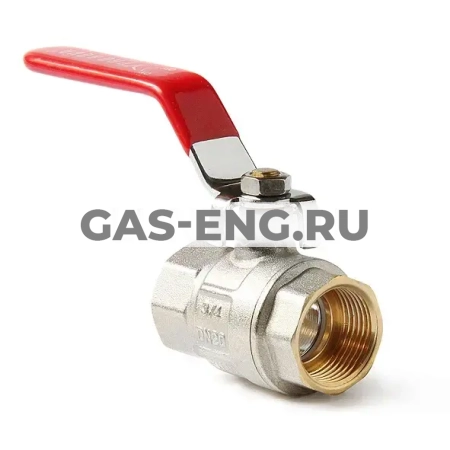 Шаровой кран латунный полнопроходной, ручка-рычаг, Pro Aqua купить в интернет-магазине промышленного оборудования в Санкт-Петербурге
