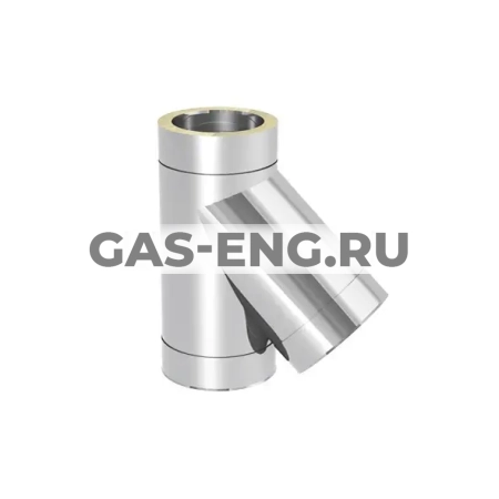 Тройник 45°, Дымотек купить в интернет-магазине промышленного оборудования в Санкт-Петербурге