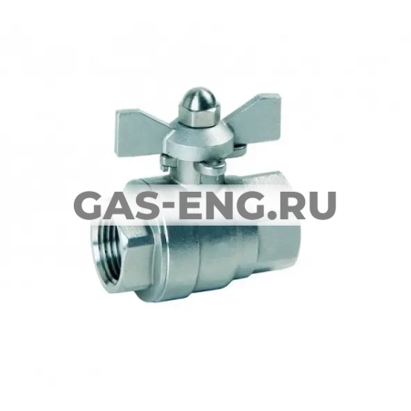 Шаровой кран стальной, Ду 15мм, Ру 63, ВР-ВР, резьба BSPT, рукоятка-бабочка, GENEBRE купить в интернет-магазине промышленного оборудования в Санкт-Петербурге