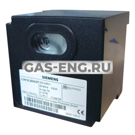 Автоматы горения LGK16... для газовых горелок, Siemens купить в интернет-магазине промышленного оборудования в Санкт-Петербурге