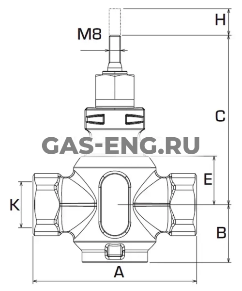 Клапан регулирующий VLA121, Esbe купить в интернет-магазине промышленного оборудования в Санкт-Петербурге