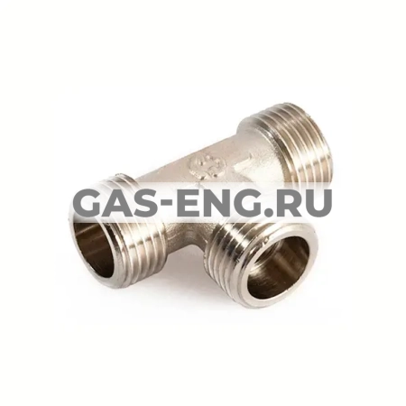 Тройник никелированный НР, General Fittings купить в интернет-магазине промышленного оборудования в Санкт-Петербурге