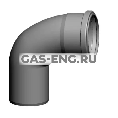 Отвод 87° для дымохода, Wolf купить в интернет-магазине промышленного оборудования в Санкт-Петербурге