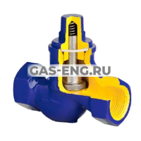 Обратный клапан резьбовой чугунный, фигура 277А, Zetkama купить в интернет-магазине промышленного оборудования в Санкт-Петербурге