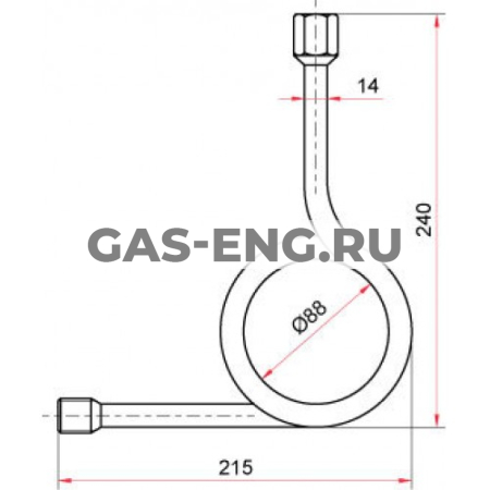 Петлевые трубки угловые купить в интернет-магазине промышленного оборудования в Санкт-Петербурге