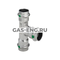 Тройник Sanpress Inox с SC-Contur ВПр-ВПр, модель 2318, Viega купить в интернет-магазине промышленного оборудования в Санкт-Петербурге Тройник Sanpress Inox с SC-Contur ВПр-ВПр, модель 2318, Viega купить в интернет-магазине промышленного оборудования в Санкт-Петербурге