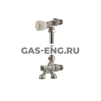 Группа нижнего подключения для двухтрубной системы R438, микрометрическая, с угловым клапаном, Giacomini купить в интернет-магазине промышленного оборудования в Санкт-Петербурге Группа нижнего подключения для двухтрубной системы R438, микрометрическая, с угловым клапаном, Giacomini купить в интернет-магазине промышленного оборудования в Санкт-Петербурге