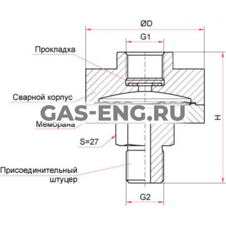 Мембранный разделитель РМ-В10 купить в интернет-магазине промышленного оборудования в Санкт-Петербурге
