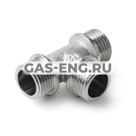 Тройник никелированный резьбовой, НР, Pro Aqua купить в интернет-магазине промышленного оборудования в Санкт-Петербурге