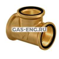 Тройник латунный WIPEX с внутренней резьбой, Uponor купить в интернет-магазине промышленного оборудования в Санкт-Петербурге