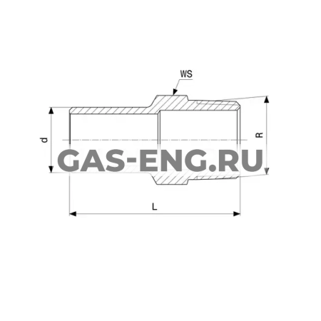 Соединительный элемент Sanpress НР, модель 2211.1, Viega купить в интернет-магазине промышленного оборудования в Санкт-Петербурге