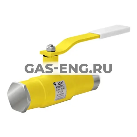 Шаровой стальной кран для газа резьба/сварка спускной, с рукояткой, Ду 15-50, Ру 40, LD купить в интернет-магазине промышленного оборудования в Санкт-Петербурге