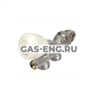 Узел нижнего подключения для однотрубной системы R437N, прямой, микрометрический, Giacomini купить в интернет-магазине промышленного оборудования в Санкт-Петербурге