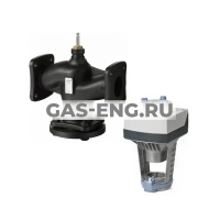 Комплект: Клапан седельный 2-х ходовой VVF42 и привод электромеханический SAX319, Siemens купить в интернет-магазине промышленного оборудования в Санкт-Петербурге