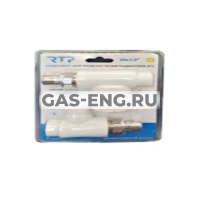 Комплект: клапан термостатический (прямой) + клапан запорный (прямой), РосТурПласт купить в интернет-магазине промышленного оборудования в Санкт-Петербурге