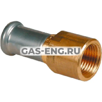 Муфта-пресс ВР, латунь, Henco купить в интернет-магазине промышленного оборудования в Санкт-Петербурге